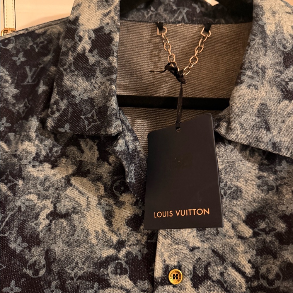 Louis Vuitton Monogram Denim Shirt